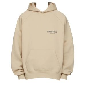 Fear of God Essentials Hoodie in Linen SZ XL